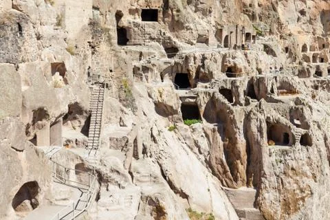 Vardzia cave monastery Stock Photos