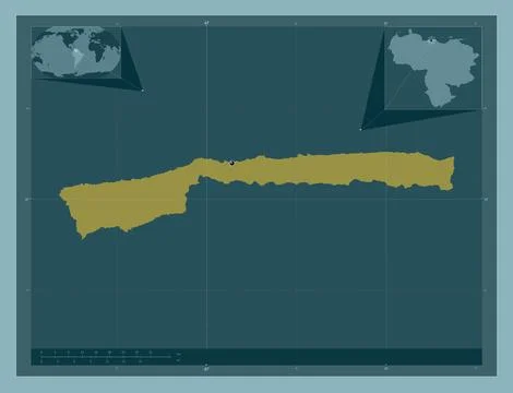 Vargas, Venezuela. Solid color shape Stock Illustration