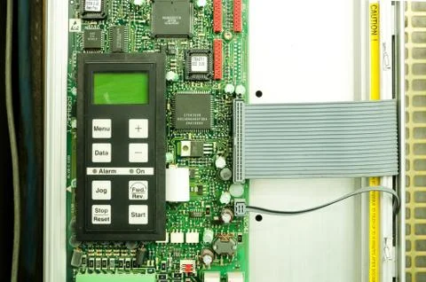 Variable speed drive inverter converter, unit for voltage stabilization Fotos de archivo