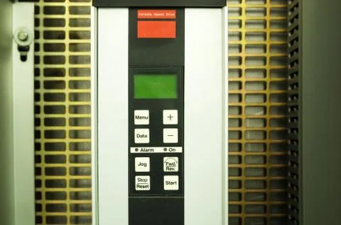 Variable speed drive inverter converter, unit for voltage stabilization Fotos de archivo