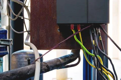 Variable speed drive inverter converter, unit for voltage stabilization Stock-Fotos