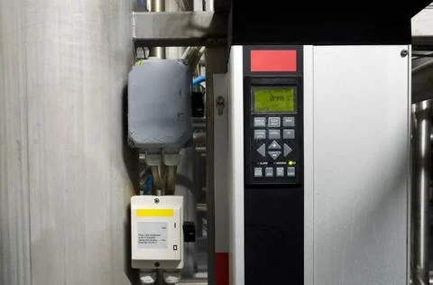Variable speed drive inverter converter, unit for voltage stabilization Va... Fotos de archivo