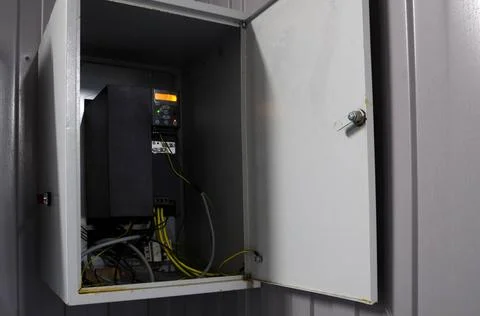 Variable speed drive inverter converter, unit for voltage stabilization Va... 스톡 사진
