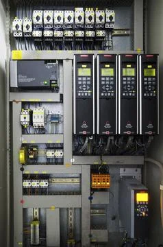 Variable speed drive inverter converter, unit for voltage stabilization in the Stock-Fotos