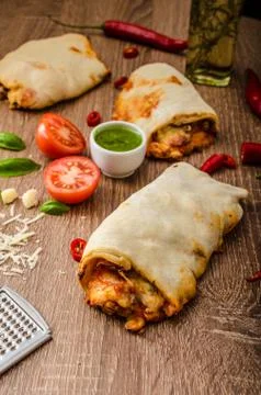 Variantion of pizza Stock Photos