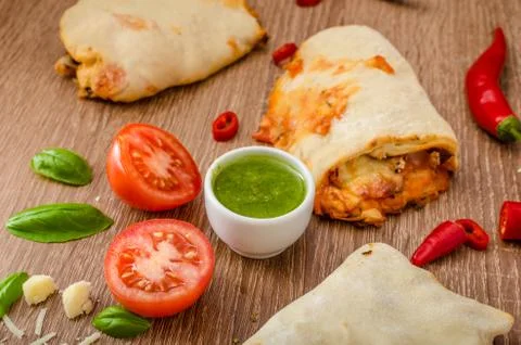 Variantion of pizza Foto stock