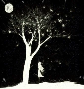 Variation farewell to dreams Stock Illustration