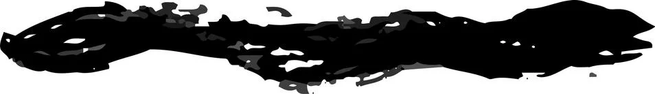 Variation of handwritten horizontal lines Stock Illustration