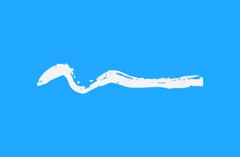Variation of handwritten horizontal White lines Stock Illustration