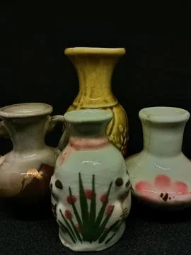 Variations of earhenware Foto stock