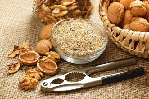 Variations of walnut Stock Photos