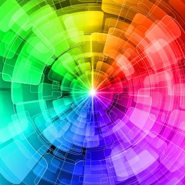 Varicolored 스톡 일러스트