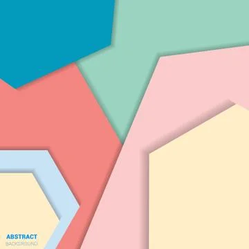 Varicolored polygonal design Stock Illustration