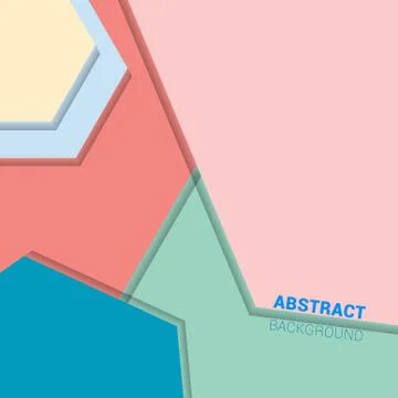 Varicolored polygonal design Stock Illustration
