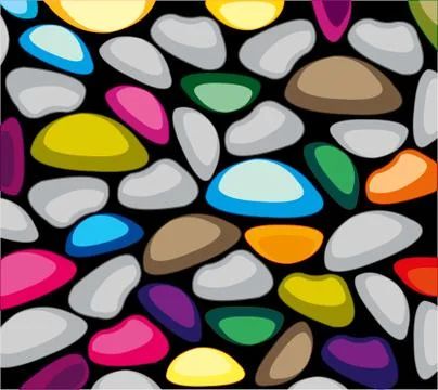 Varicoloured stone background Stock Illustration