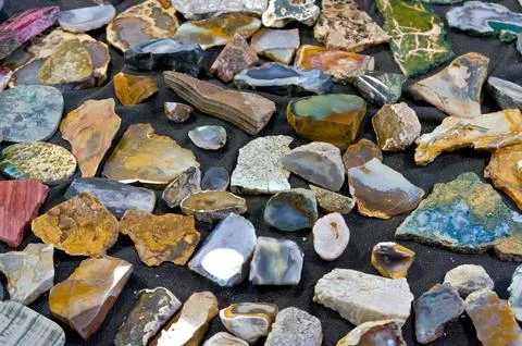 Varicoloured stone Stock Photos