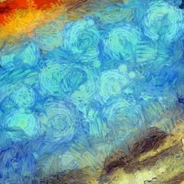 Varicoloured texture from oil paints Stockillustratie