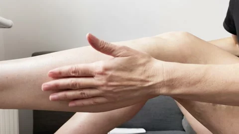 Varicose veins of the leg Stock Footage 229100414