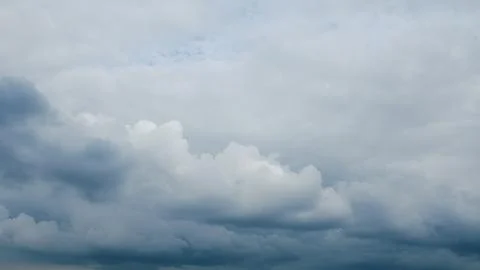 Varied and captivating Cloud Formations create an Overcast atmosphere in the sky Foto stock