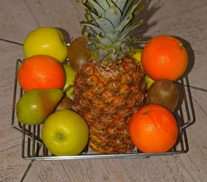 ..Varied fresh fruit Stock Photos