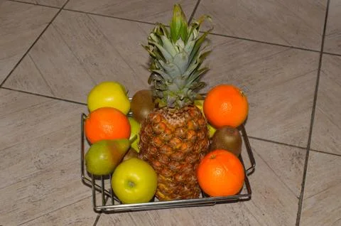 ..Varied fresh fruit Stock Photos
