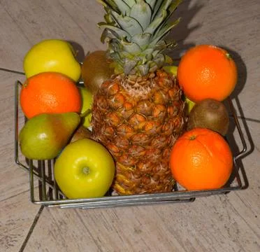 ..Varied fresh fruit Stock Photos