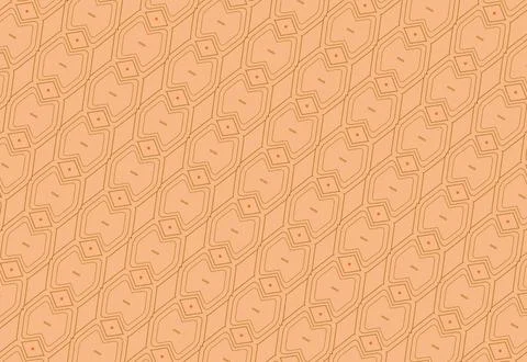 Varied graphic silhouette pattern pattern texture with flaxen, vivid orange.. Stock Illustration