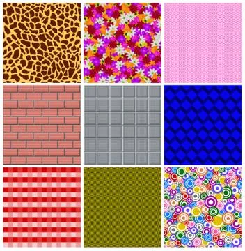 Varied textures イラスト素材