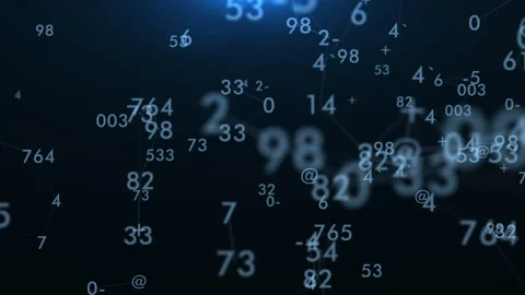 Varied year in space. dynamic animation Video stock 171822869