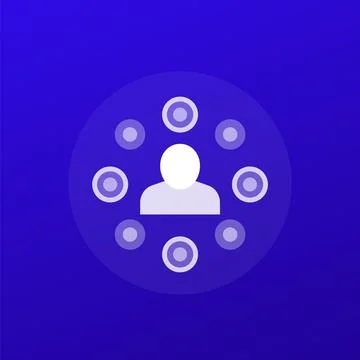 Variety and variation icon, transparent design Stock Illustration