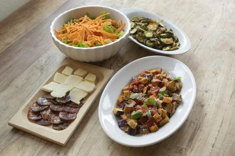 Variety of appetizers Stock-Fotos
