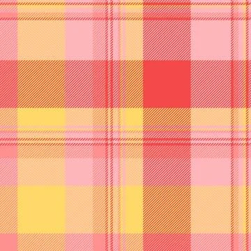 Variety background vector pattern, linen fabric textile plaid. Bandana tart.. Stock Illustration