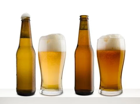 Variety of beer Stock Photos