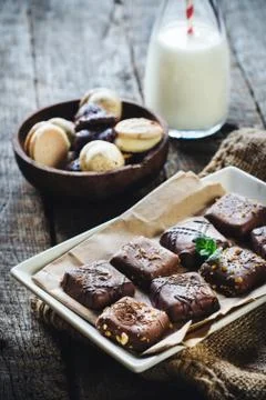 Variety biscuits Foto stock