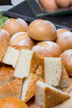 Variety of bread 스톡 사진