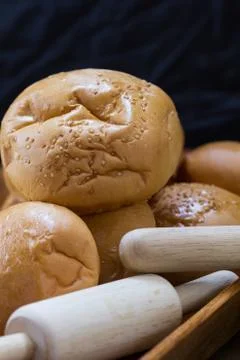 Variety of bread Stock Photos