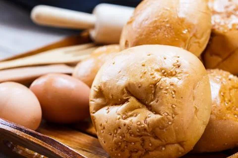 Variety of bread Stock Photos