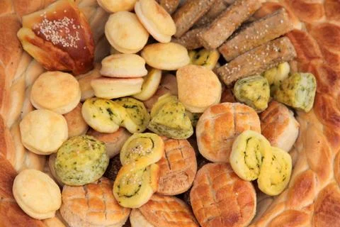 Variety of bread Stock Photos