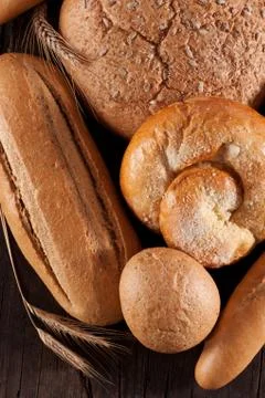 Variety of bread Stock Photos
