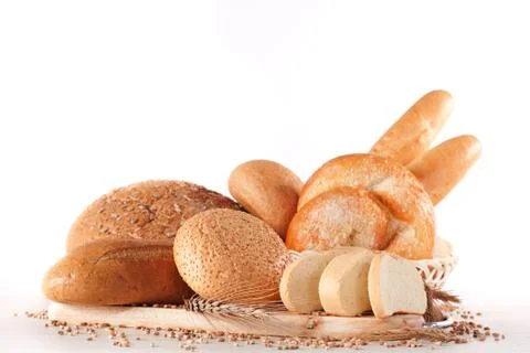 Variety of bread Stock Photos