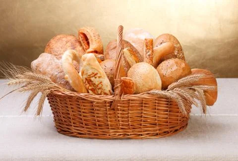 Variety of bread 스톡 사진
