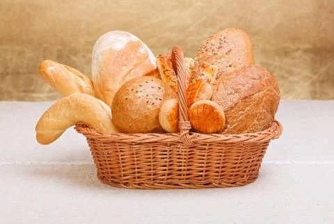 Variety of bread Foto stock