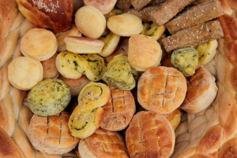 Variety of bread Stock Photos