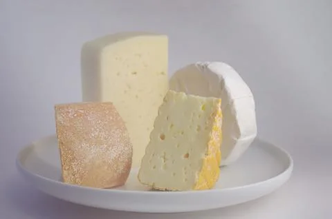 Variety of cheese. Stock Photos