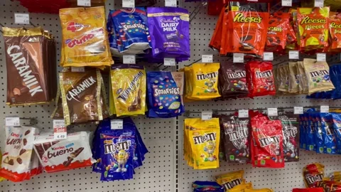 Variety of Chocolates Video stock 222841956