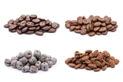 Variety of chocolates Stock Photos