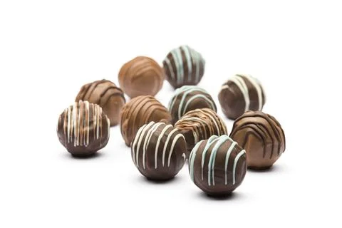 Variety of chocolates Foto stock