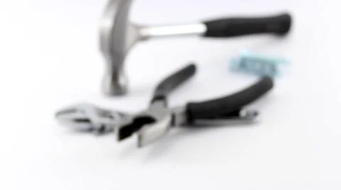 Variety of Construction Tools Stock Footage 36034423