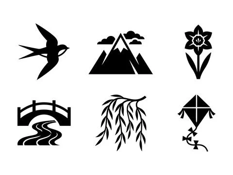 Variety of Creative Art Studio Tools Icons Иллюстрация