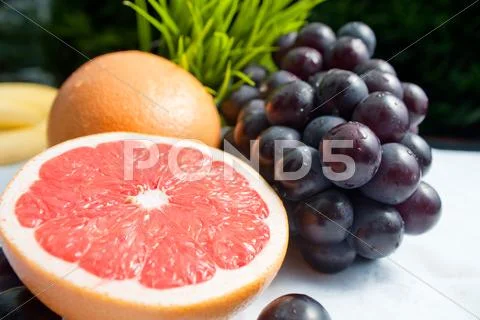A variety of fruits Stock Photos
